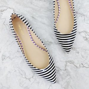Nine West Shoes - Nine West | Navy White Striped Pointed Flats 11 Nine West Shoes - Nine West | Navy White Striped Pointed Flats 11